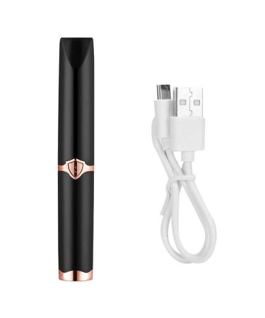 Heated Eyelash Curler Electric Rechargeable Long Lasting Lash Curler for Makeup Black Eyelash Curler for Women