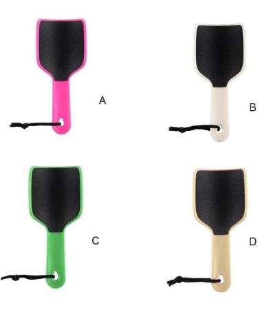 Dajidafu Foot File U Shaped Curved Callus Remover Groove Design Colossal Feet Scrubber Exfoliates Dead Body Home Beauty Rose Red - Buy Online on SooperMarket.com