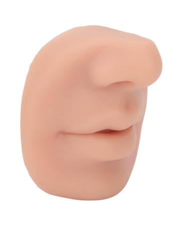 Realistic 3D Silicone Nose Mouth Model for Display - Flexible Acupuncture & Piercing Practice | Reusable 3 Colors Available - Buy Online on SooperMarket.com