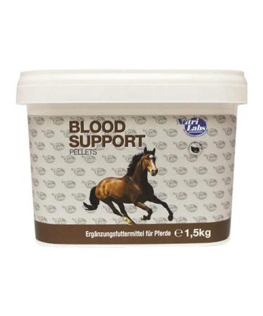 Nutrilabs Blood Support Pellets for Horses 1.5 kg - Horses Blutzus set - Iron for horses - Dietary supplements Horses iron preparation - Horses Vital substances blood - iron preparation for horses