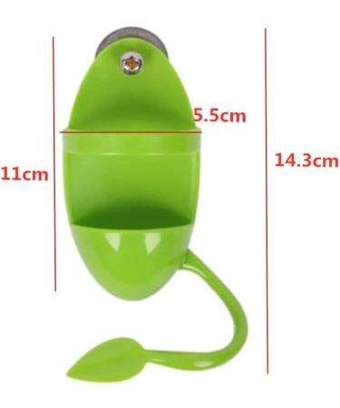 Cuttlebone Holder for Birds - 3 Pcs Parrot Stand with Plastic Cuddle & Bone Sticks - Ideal for Parrots Parakeets & Finches (Green) - International Shipping - Buy Online on SooperMarket.com