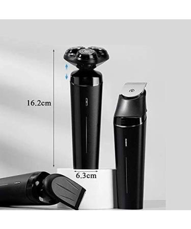 Buy Rechargeable Electric Razor for Men - Waterproof Cordless 4-in-1 Shaver & Trimmer - IPX7 Wet/Dry | USB Charging - Black - Buy Online on SooperMarket.com