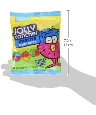 Jolly Rancher Misfits Assorted Sour 10 x 182g - Buy Online on SooperMarket.com