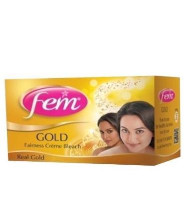 Fem Fairness Naturals Gold Cream Bleach 24 g India