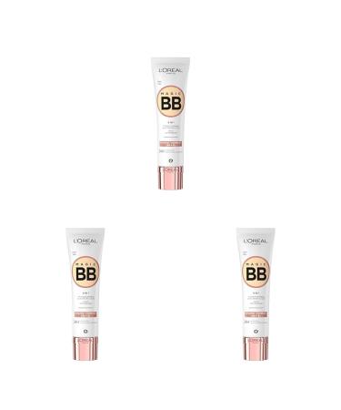 L'Or al Paris Teded Daily Cream for 24h moisture and an even complexion Magic BB TINT Optimizer No. 02 Light (Hell) 1 x 30 ml (pack with 3) 02 Light 30 ml (3 -pack)