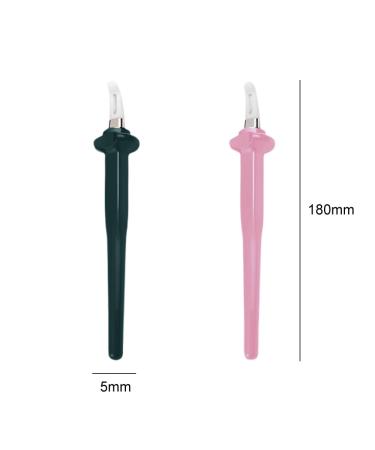 Silicone Eyeliner Brush - Reusable Waterproof Applicator Tool for Easy Makeup (Pink) | International Shipping - Buy Online on SooperMarket.com