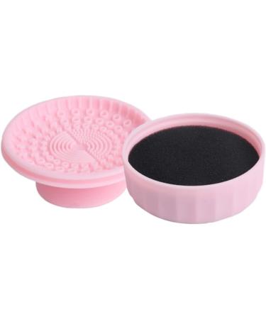 Beavorty 3pcs Makeup Brush Cleaning Box silicone brush cleaner makeup cleaning bowl makeup brush cleaner solution make up silicone makeup brush cleaner Wet and dry Silica gel carpet - Buy Online on SooperMarket.com