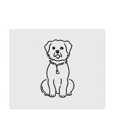 2 x Microfiber Cleaning Cloths "Bichon Fris " (LC00025121)