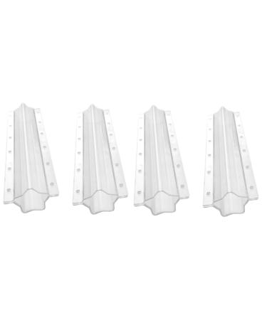SUPVOX 4 pcs Garden Gardening Growth Grow Heart Fruit Plastic Cucumber Vegetables Tool Ice Reusable As Shownx2pcs 20x4cmx2pcs