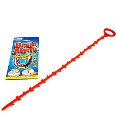 151 DZT1103 Duzzit Away Reusable Drain Unblocker Stick for Sinks Showers Baths Basins (1)