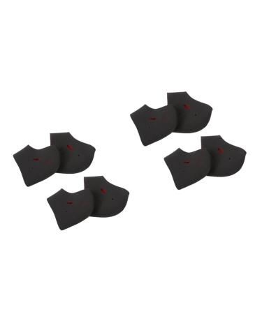 PLAFOPE 4 Pairs Heel Cover Anti- Cracking Socks Heel Protector Socks Open Toe Socks for Dry Heels Foot Protectors for Feet Foot Moisturizing Socks Plantar Socks Foot Spa Socks
