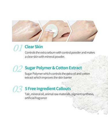 ETUDE Zero Sebum Drying Powder 4g - Oil Control Loose Face Powder with 80% Minerals | Long Lasting Setting Powder for Downy Skin | 21AD - Buy Online on SooperMarket.com