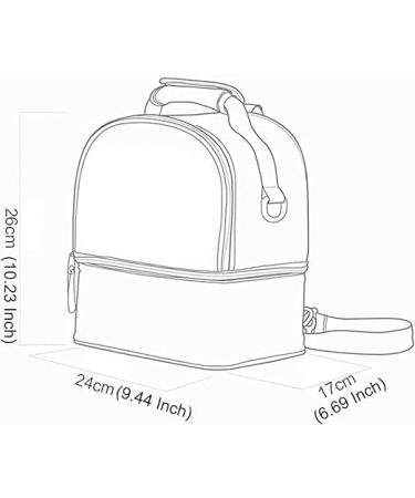 Buy AIFUSI Double-Like Breast Milk Cooling Bag - Waterproof Freshness Backpack for Baby Bottles (Black) - Ideal for International Shipping - Buy Online on SooperMarket.com