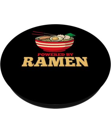 Powered By Ramen Japanese Anime Noodles PopSockets Swappable PopGrip Standard - Buy Online on SooperMarket.com