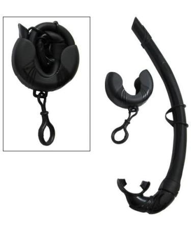 Scuba Choice Silicone Nautilus Snorkel with Storage Container - Black - Buy Online on SooperMarket.com