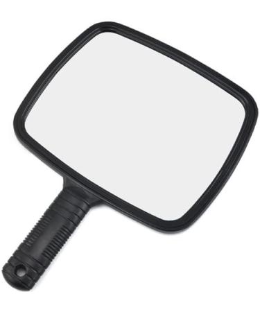 Accessotech Professional Handheld Salon Barbers Hairdressers Paddle Mirror - Black - Buy Online on SooperMarket.com