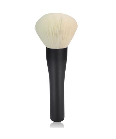 HEYMKGO Powder Makeup Brush - Full Face Powder Brush for Setting Powder Bronzer Blush Blending Buffing Sculpting - Large Fluffy Kabuki Brush with Synthetic Bristles for Even Application