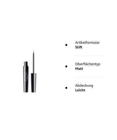 ARTDECO Calligraphy Dip Eyeliner - Fine Black Eyeliner (2 x 2.5 ml) - Perfect for Precise Application - International Shipping Available - Buy Online on SooperMarket.com