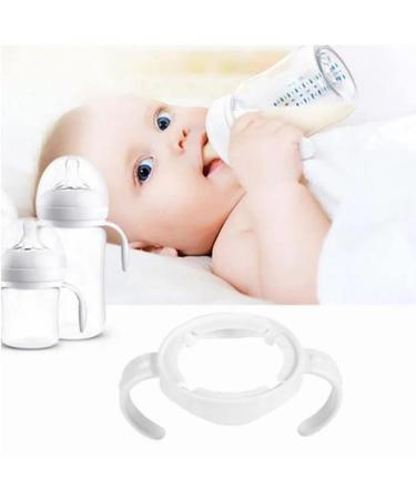 Newmemo 2pcs Baby Bottle Handles - Avent Natural Wide Mouth Bottle Grip Handles for Easy Feeding - Baby Bottle Accessories - Buy Online on SooperMarket.com