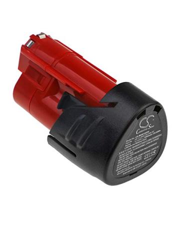 2000mAh Replacement Battery Compatible with Milwaukee 48112440 48-11-2440 4932352664 M12 CIW38 M12 CIW38-0 M12 CIW38-202C M12 CPD M12 CPD-0 M12 CPD-202C M12 CPD-602X M12 CPP2B