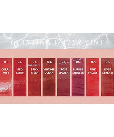 rom&nd Glasting Water Tint No.03 BRICK RIVER - Vivid Color & High Shine Lip Tint | Long-lasting & Moisturizing K-beauty Gloss for Natural Beauty - 4g/0.14oz - Buy Online on SooperMarket.com