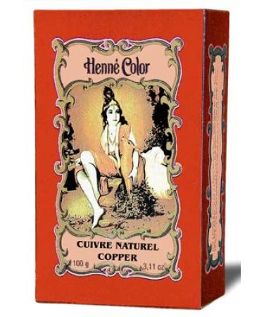 Henna Copper (Cuivr Naturell) hair dye powder content 100g