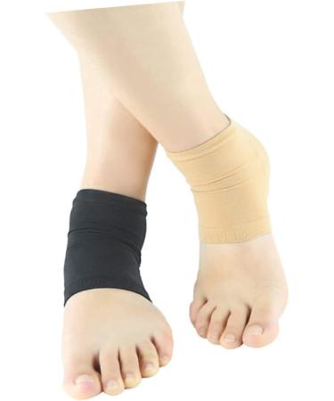 FOMIYES Black Sock Heel Sock Black Heel Stockinette Heel Protectors for High Heel Shoes Heel Moisturizing Socks for Heels High Heel Protectors Moisturizing Socks Heel Sleeves Insole Spa - Buy Online on SooperMarket.com