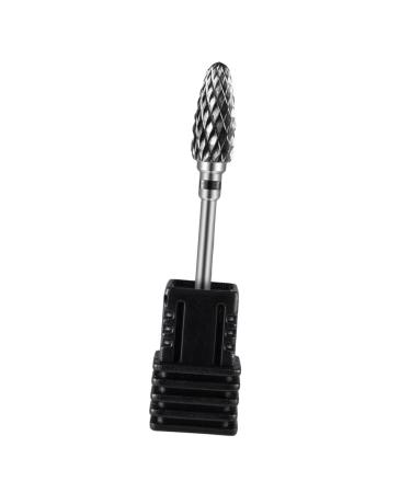 HAPINARY Nail Polisher Nail Bit Professional Drill Bits Cuticle Nail Drill Bit Safety Bits for Nail Drill Nail Tools Drill Bits for Nails Multipurpose Substitute Tungsten Steel Alloy 7x1.3cm As Shown 4