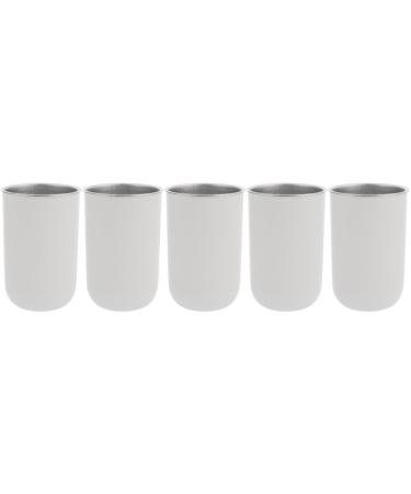 Zerodeko 5st mouthwash cup made of stainless steel bathroom mouthwater cup mouthwear cup for the children
