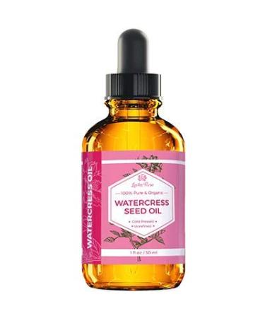 Leven Rose Watercress Organic Seed Oil - 100% Pure Arugula Oil for Hair Growth & Skin Detox - 1 oz - Buy Online on SooperMarket.com