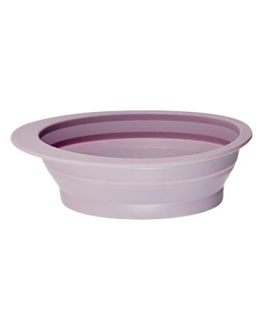 Yajexun Makeup Cleaner - Bowl Scrubber Brushes Foldable Silicone - Portable Washing Tool Mat Cleaning for Brushes Sponge and Puff Women Purple