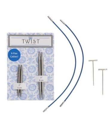ChiaoGoo Twist Shorties Combo Packs US-4 Thru US-8 (US-6 (4 mm)) US 6 ( 4 mm )