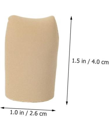 KALLORY 2pcs Silicone Gel Toe Sleeves - Toe Protectors and Finger Tube Sleeves for Toe/Finger Protection - Buy Online on SooperMarket.com