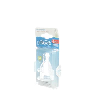 Dr. Brown's Natural Flow Level 1 Standard Nipple - 8 Count Pack - Buy Online - Buy Online on SooperMarket.com
