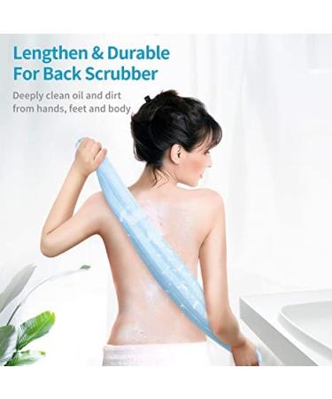 Yiclick Exfoliating Washcloth Towel - Soft & Rough Body Scrubber - Blue - Buy Online on SooperMarket.com