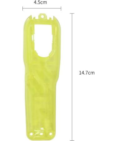 Desikixudy 1Set Light Yellow Hair Clipper Back Housing Cover Clear Front Lid for Hair Trimmer Tools Kit - Buy Online on SooperMarket.com