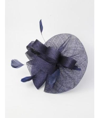 Arranview Jewellery Large navy blue fascinator with feathers on aliceband - Buy Online on SooperMarket.com