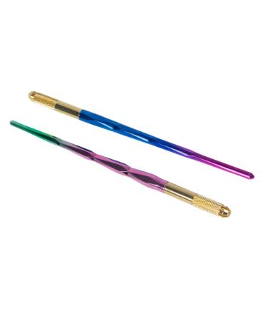 MAGICLULU 2pcs Colorful Embroidery Pen Eyebrow Pen Tattoos Mist Pen Embroidered Tattoos Tool Pen