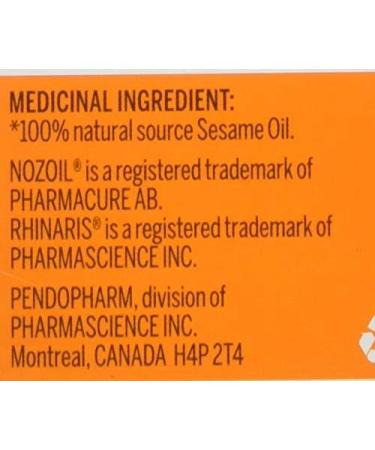 Rhinaris Nozoil Moisturizing & Lubricating Nasal Spray 10ml - Long Lasting Relief from Dryness Congestion Itchiness - Preservative-Free & Soothing Daily Nasal Care for Men & Women - Buy Online on SooperMarket.com