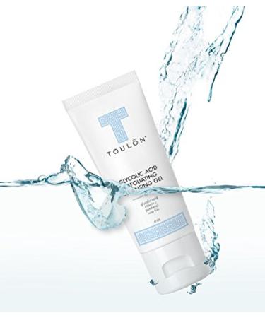 Toulon Glycolic Acid Facial Cleanser with Vitamin C & Rose Hip - Exfoliating Face Wash for Dry & Sensitive Skin - Women & Men - Buy Online on SooperMarket.com