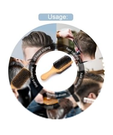 Pocket Beard Brush - Men's Double-Sided Multifunctional Shaving Brush for Perfect Grooming - Buy Online on SooperMarket.com