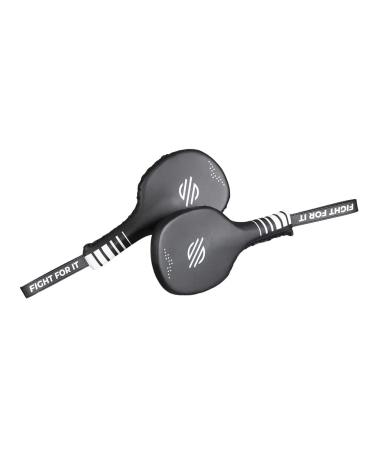 Sanabul Lab Series Professional Boxing MMA Punching Paddles (Pair) Black / White