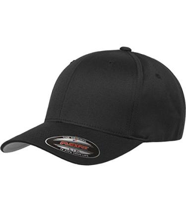 Flexfit Men's Athletic Baseball Fitted Cap Large-X-Large Black