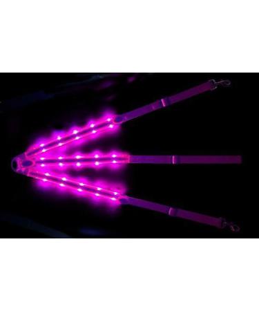 FM2018XSL Horse Harness LED Breastplate - Luminous Reflective Belt for Equestrian Safety | Pink Outdoor Gear - Buy Online on SooperMarket.com