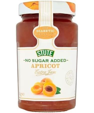 Stute Jam Selection - Handpick Your Favourite Flavours | Low Sugar High Taste | Apricot Blackcurrant Morello Cherry | Diabetic-Friendly Jams for Healthier Treat | 5 Pack - 430g Each - Buy Online on SooperMarket.com