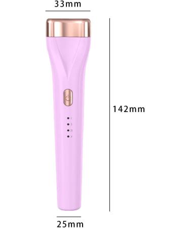 AWHAO Heated Eyelash Curler Handheld USB Heater Quick Curling with 3 Temperature Settings Rechargeable Lash Curler for Travel Violet - Buy Online on SooperMarket.com