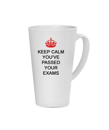 Giftme Keep Calm You've Passed Your Exams Ceramic Coffee Tea Mug Latte Mug. (17oz)
