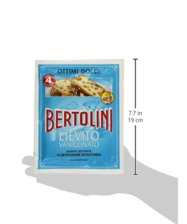 Bertolini Baking Powder with Vanillin 4X16gr - Premium Quality for Perfect Baking - Buy Online on SooperMarket.com