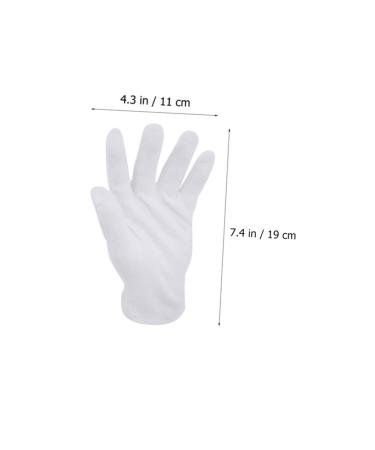 ABOOFAN 80 Pairs White Cotton Gloves Tool Gloves Black Cotton Gloves Breathable Work Glove Liners Cotton Inspection Gloves Labor Gloves Sleep Gloves S Elastic Cotton Gloves Lining Soft Man - Buy Online on SooperMarket.com