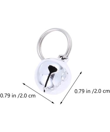 Balacoo Pet Bells 10pcs Cat Dog Bells Pet Collar Accessories Pet Training Bells for Kitten Collars Puppy Collars Silver - Buy Online on SooperMarket.com